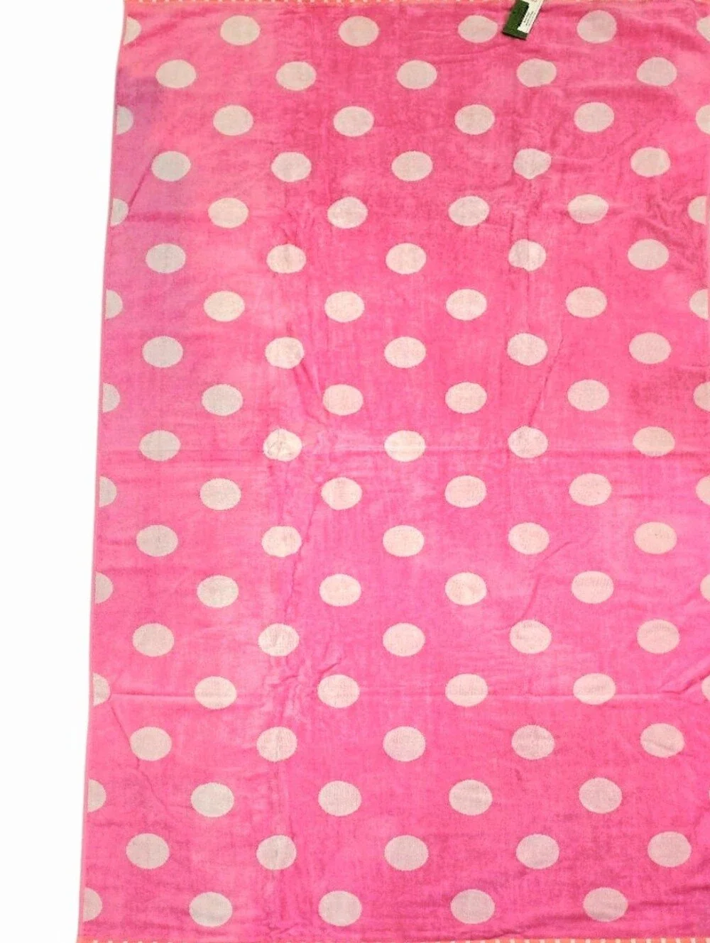 Kate Spade New York Polka Dot Oversized Beach Towel- Pink